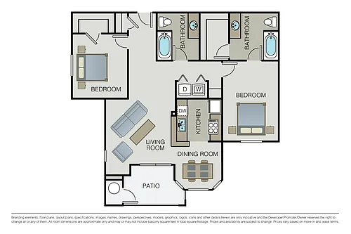 Floor plan The Palermo