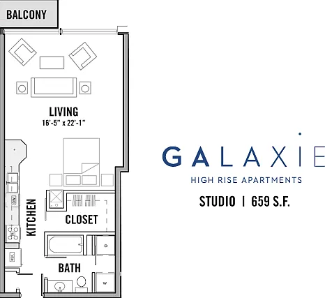 Galaxie High Rise Apartments — Photo 2