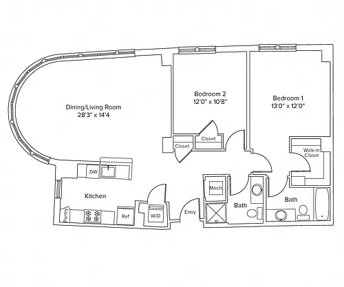 Floor plan B14