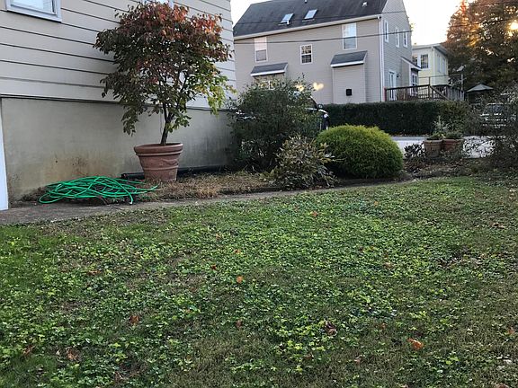 Back yard (partially fenced)