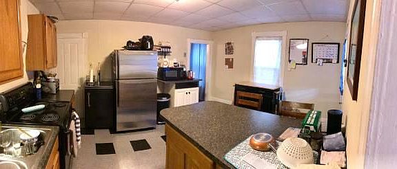 Kitchen view from the laundry room