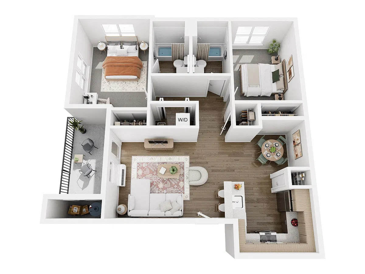 Floor plan 2X21