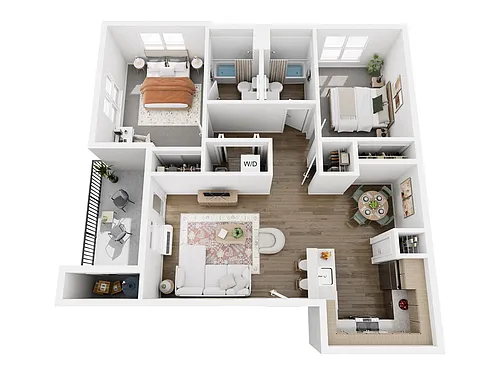 Floor plan 2X21