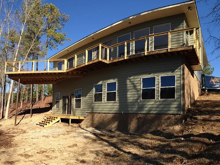 lakeside of house