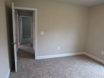 Bedroom #3 looking to bedroom #2 and bathroom #2.