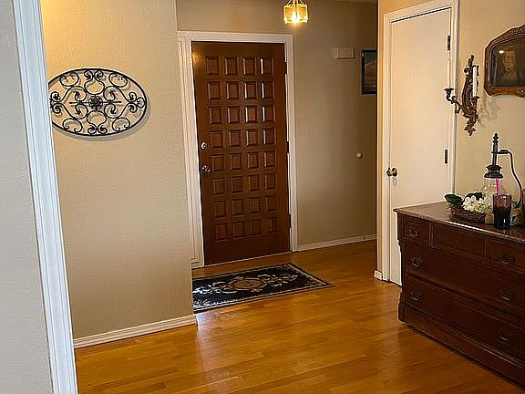 Front door from living room