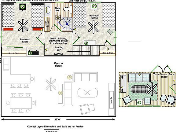 Second floor layout