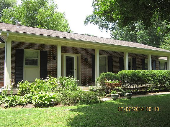 Closer view of porch