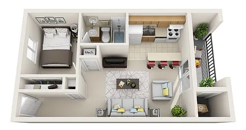 Floor plan A1 - Phase II