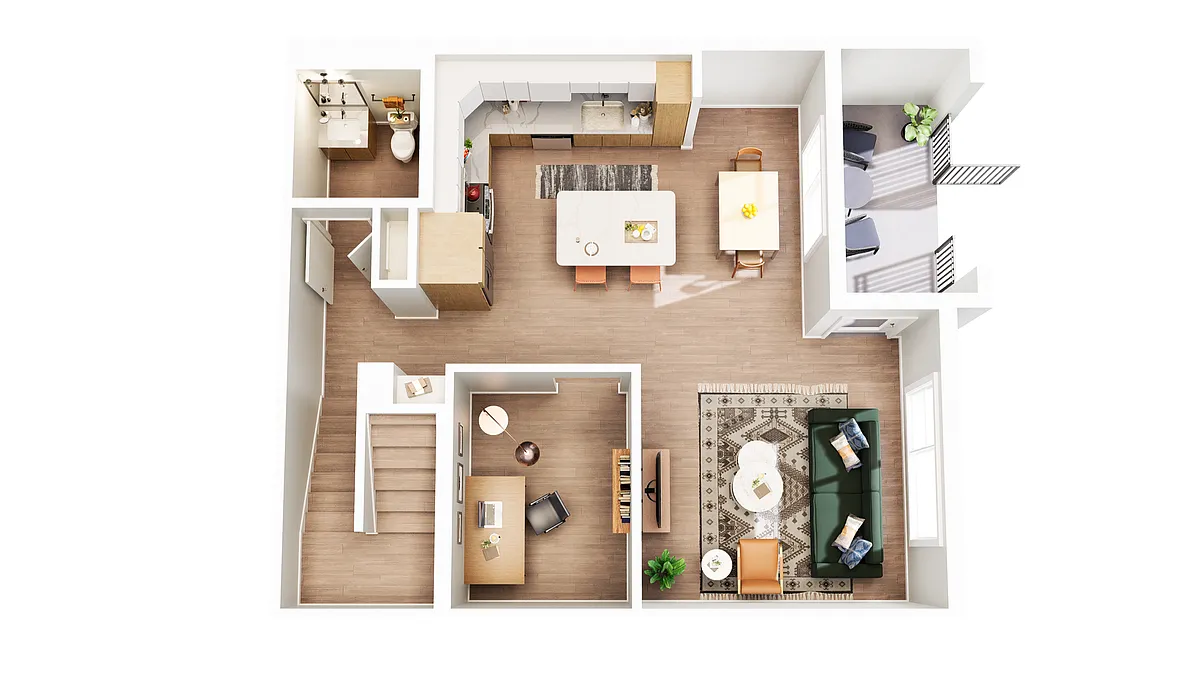 Floor plan TH-B2