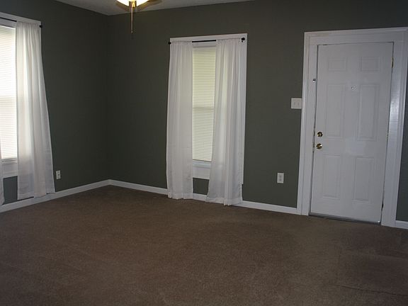 Front door opens to living room