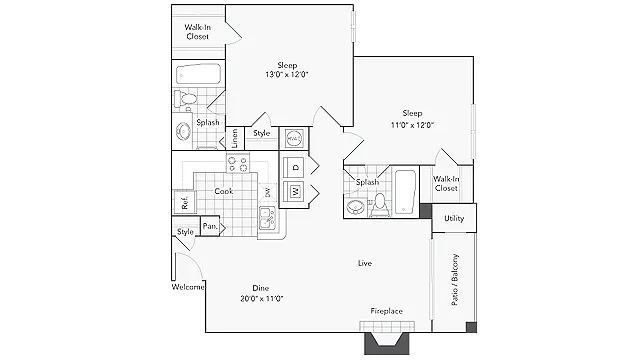 Floor plan Chelsea