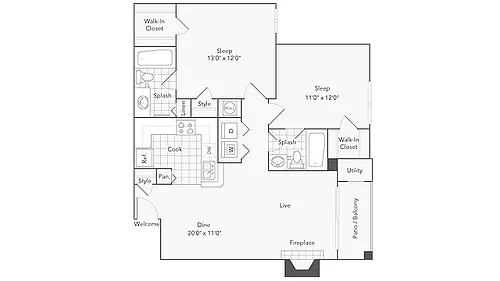 Floor plan Chelsea