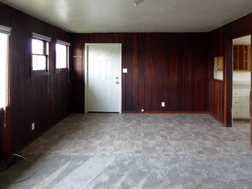 Living room and dining area