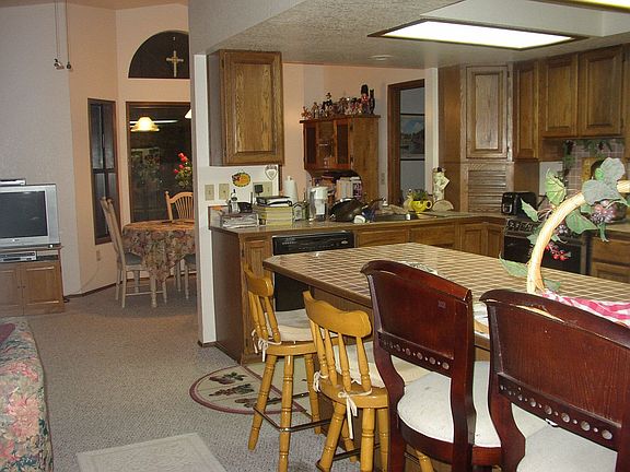 family room and the kitchen