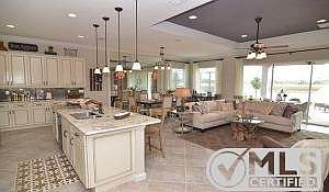 Kitchen and Great Room - model