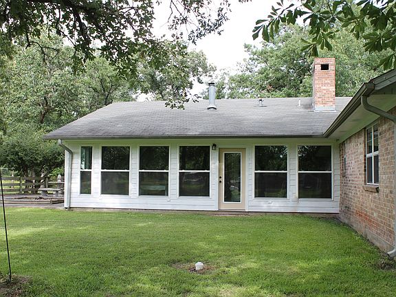 Outside view of sunroom