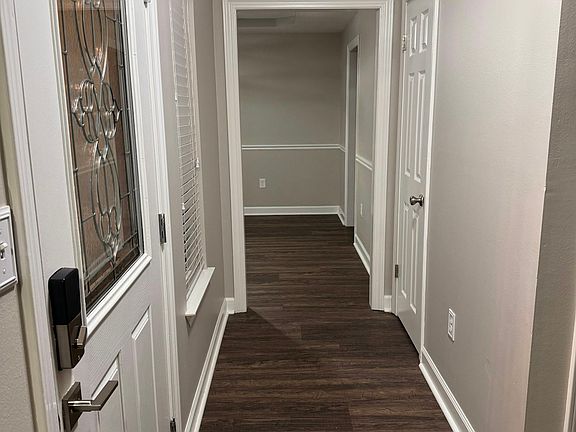 Foyer looking into dining room