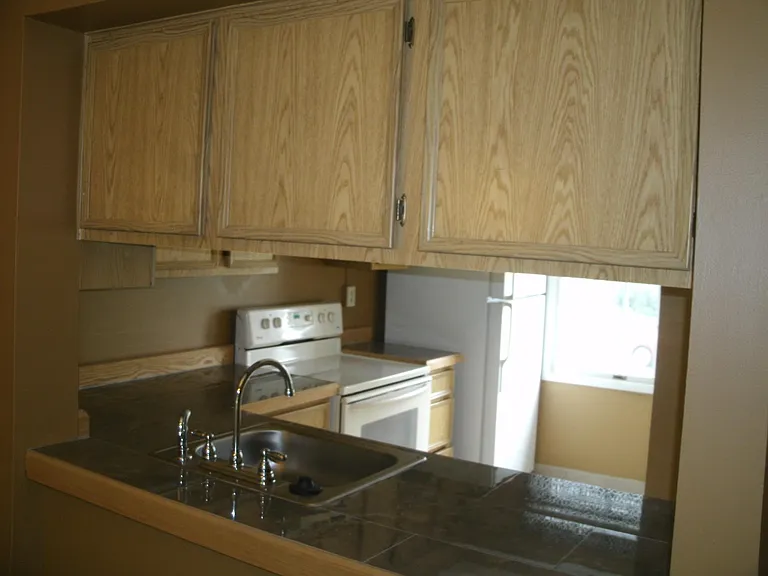 Kitchen opens to dining room for convenient access for entertaining.
