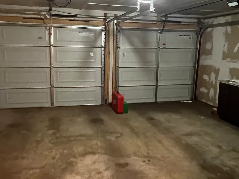 2 car garage with storage closet