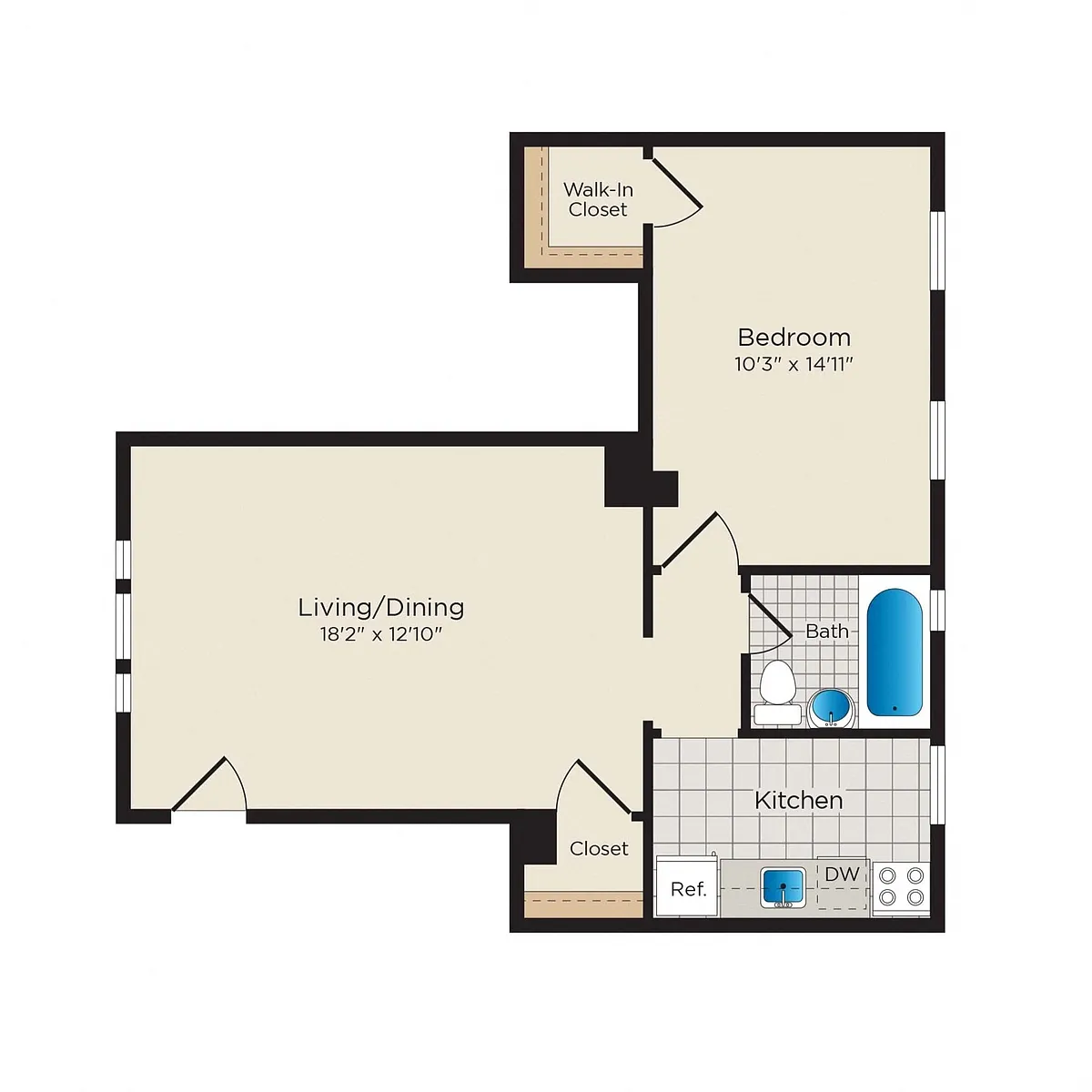 Floor plan A01mm North Workforce 65 Affordable