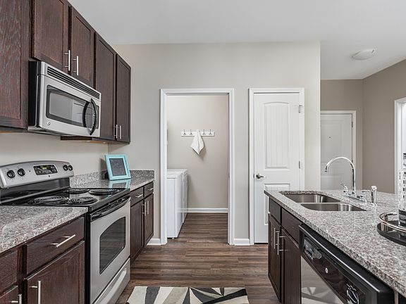 Open Kitchen and Laundry Room View