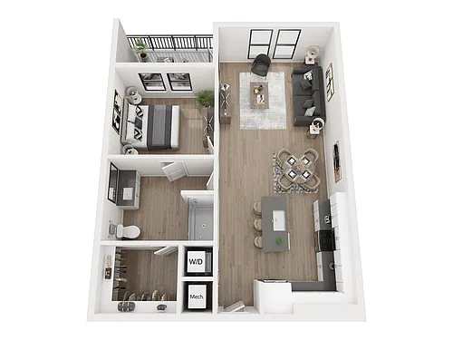 Floor plan A1D