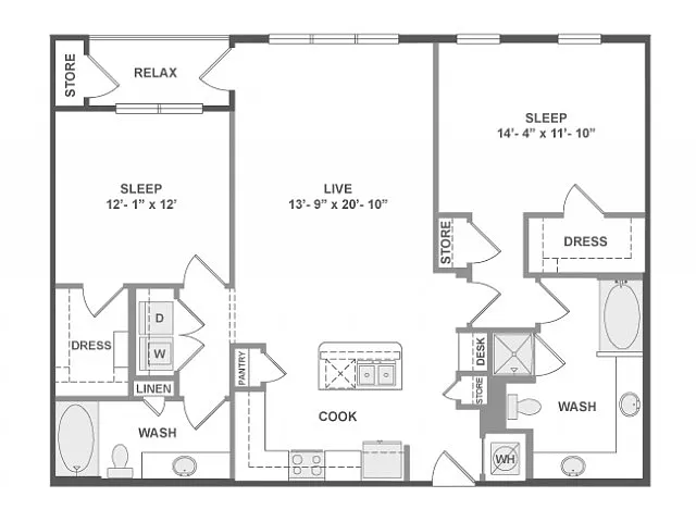 Floor plan C6b