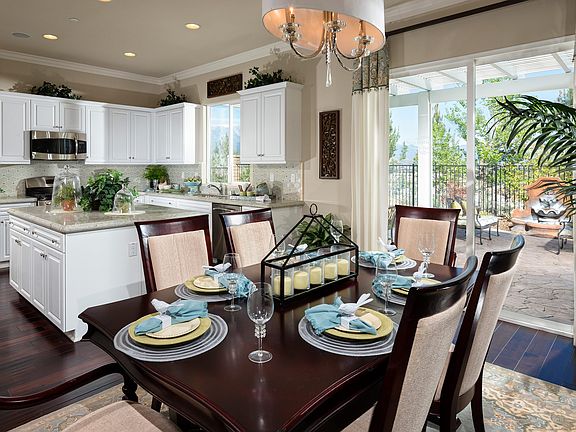 Kitchen with adjacent dining room