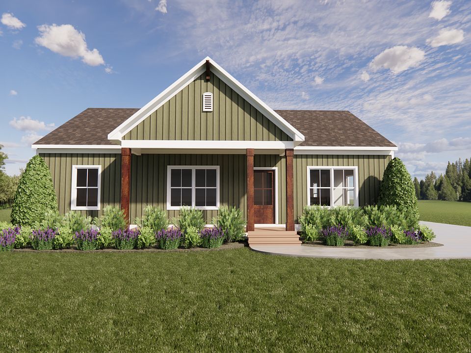 A house with a lawn and yard in charming Poplar Village