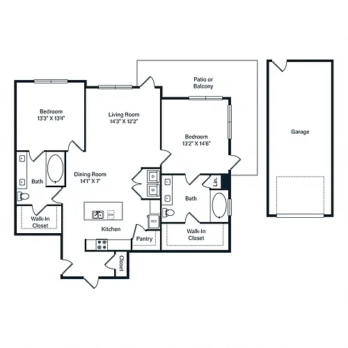 Floor plan B5g