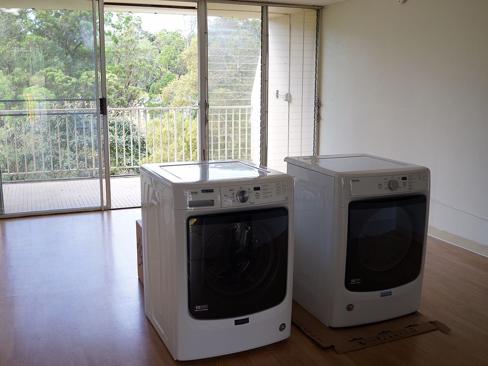 In unit brand new washer and dryer