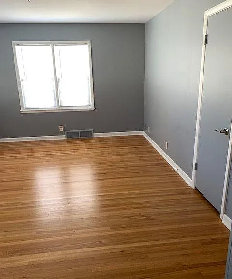 Living room continued - roomy coat closet