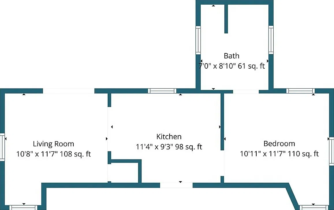 1 bed, $1,025 — Photo 1