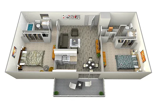 Floor plan Plan B