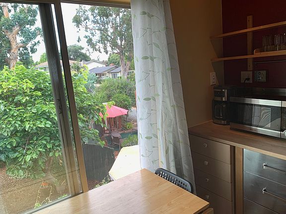 view from the kitchen