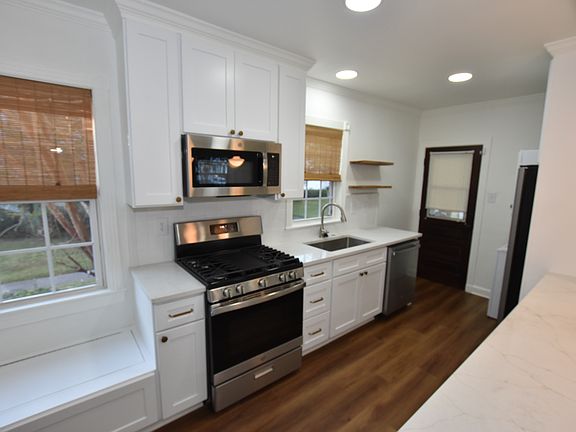 Back door into the kitchen.