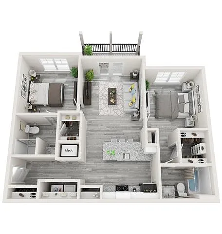 Floor plan Plan B-1