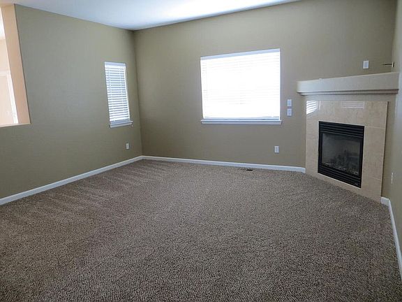 living room with fireplace