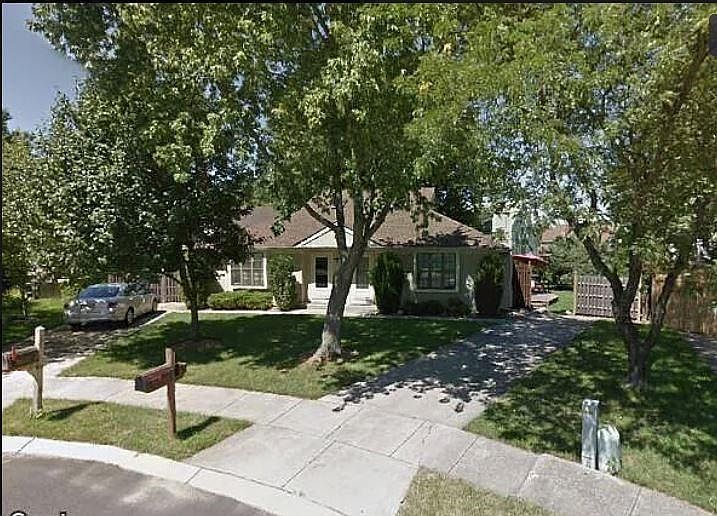 front yard and driveway