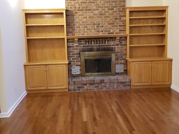 custom bookcases/fireplace