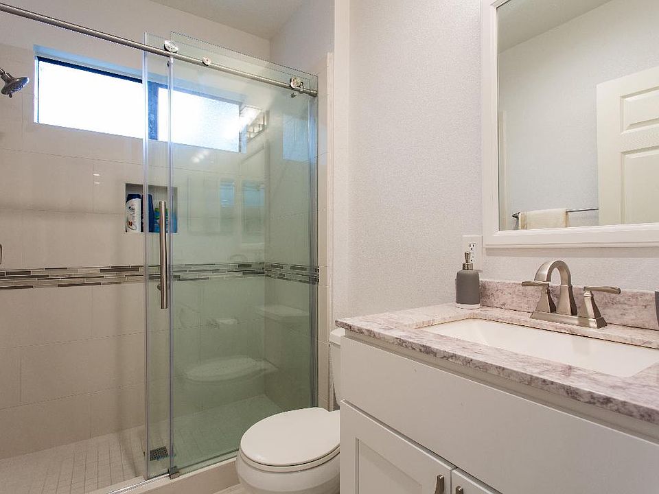 Bathroom #1 with sliding door shower