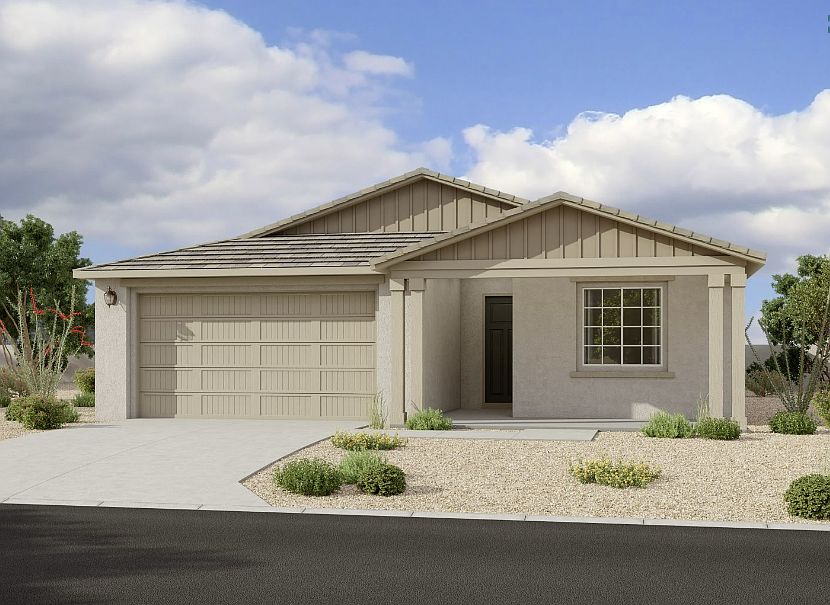 Rendering of finished home