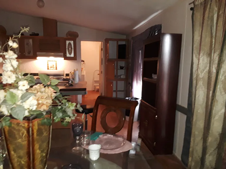 Dining Room Looking toward separate Laundry Room