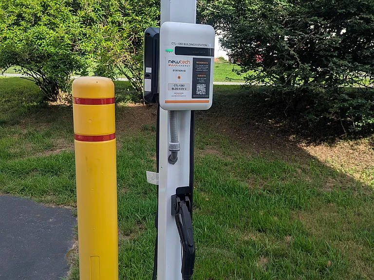 EV Chargers located throughout the community