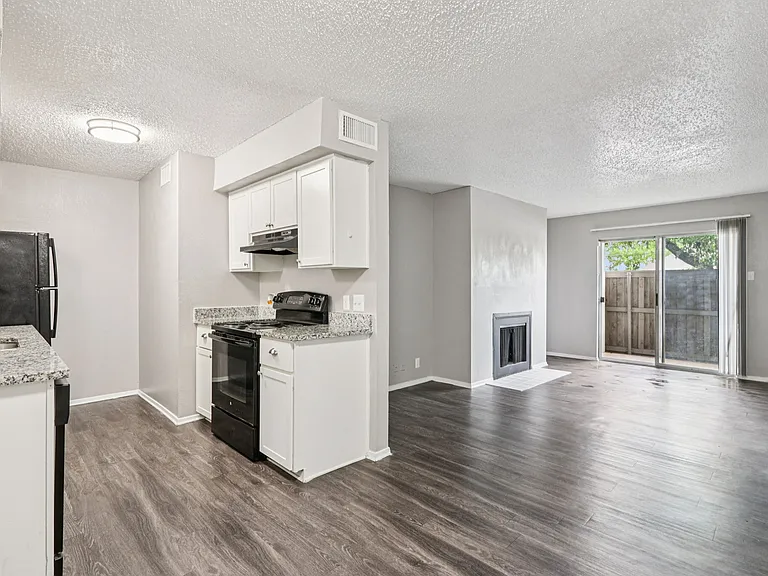 B1 - 2BD, 2BA - 920SF - Living Room/Kitchen/Dining Room