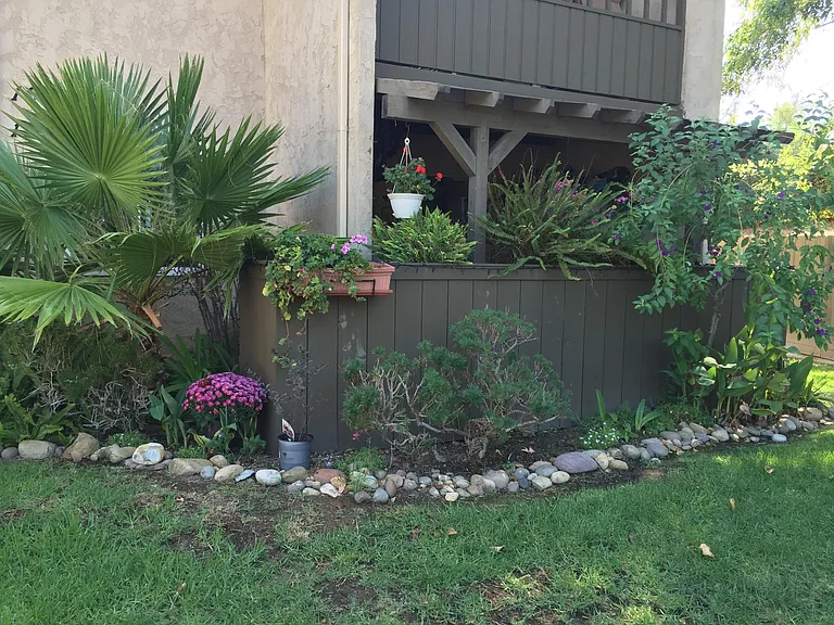 Front of condo. Downstairs unit. Assigned parking spot right next to your front deck so you can easily see and check on your vehicle.