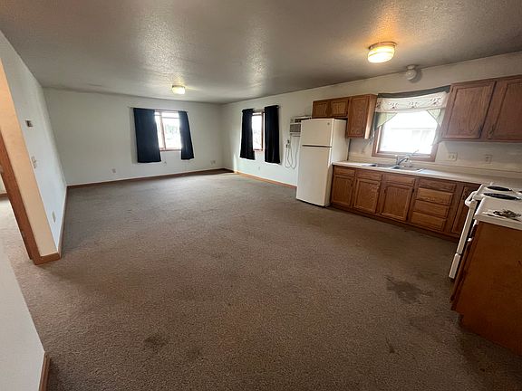 Living room and kitchen
