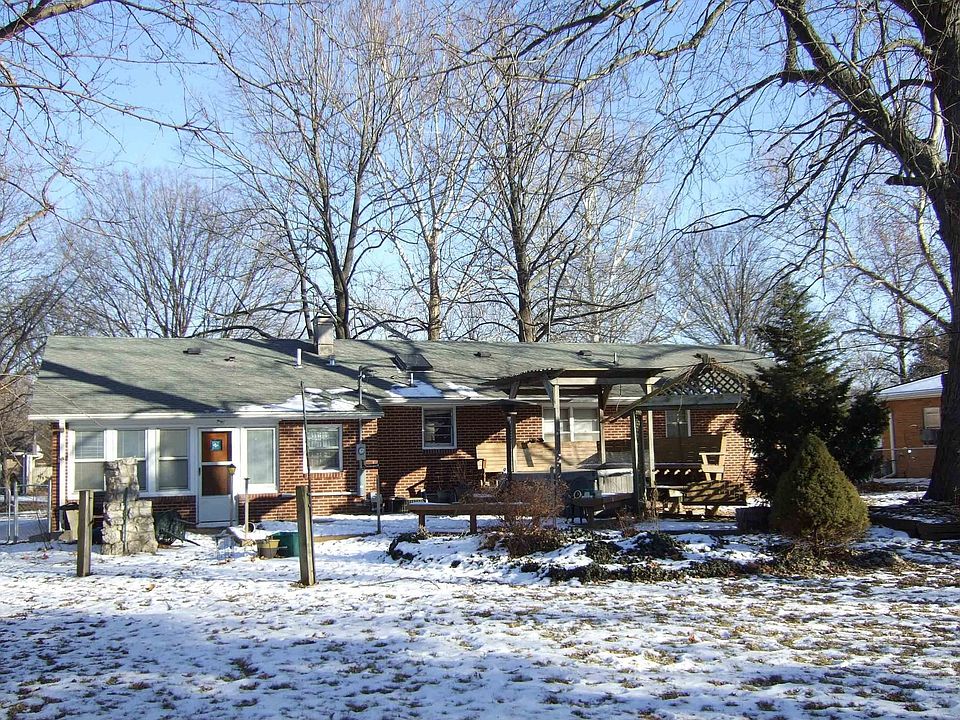 View of house from back yard