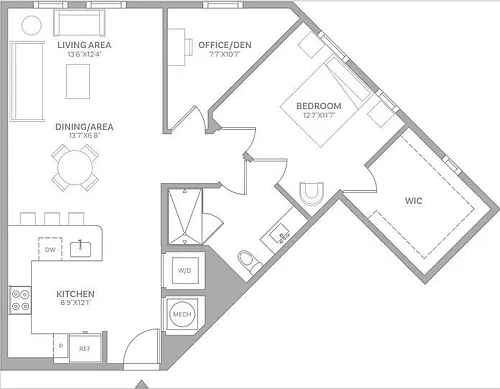 Floor plan A13